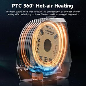 Secador de Filamento Creality Space Pi de 1.75mm, Accesorio para Impresora 3D de Aleación con Calefacción PTC y Ventilador - Product Image 2