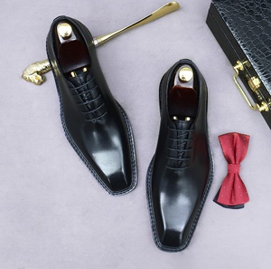 Nuevos Zapatos Casuales de Negocios para Hombre, de Cuero Genuino, con Cordones, Punta Ancha, Suela Gruesa, Transpirables, para Oficina y Carrera Profesional - Product Image 2