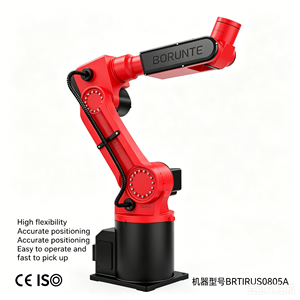 Robot Industrial de Seis Ejes BORUNTE BRTIRUS0805A con Motor de Engranajes, Capacidad de Carga de 5 kg, Alta Precisión de Repetición para Procesos de Empaquetado Automatizado - Product Image 1