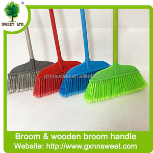 Balai long en bois du fabricant Sweet avec tête de balai en PET à manche <span class=keywords><strong>fantaisie</strong></span> pour articles ménagers et vadrouille à usage domestique - Product Image 4