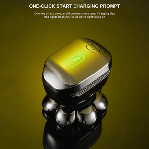 Rasoir Électrique Rechargeable 5-en-1 Étanche pour Utilisation Humide et Sèche, Tondeuse à Cheveux avec Écran LCD pour Barbes Masculines, Idéal Maison et Hôtel - Product Image 2