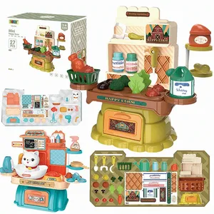 Juego de 21 Piezas de Juguetes de Cocina para Niños, Juego de Imitación de Comida, Ollas y Sartenes - Product Image 6