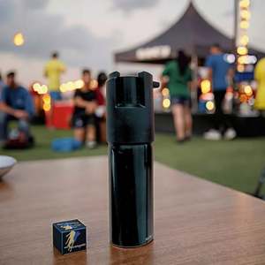 Set Portachiavi per Autodifesa Sabre, Dispositivo di Sicurezza Personale in Gel per Protezione Notturna Femminile, Gadget per Autodifesa - Product Image 1