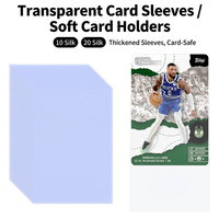 Pochettes transparentes pour cartes, 20 microns, 66 x 91 mm, pour cartes de jeux de société et cartes à collectionner
