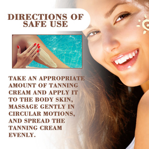 Crema Bronceadora con Glicerina de Coco y Vitamina C, Color Caramelo, Ayuda a Iluminar, Hidratar, Nutrir <span class=keywords><strong>la</strong></span> <span class=keywords><strong>Piel</strong></span>, Suavizar y Unificar el Tono, Aspecto Natural - Product Image 3