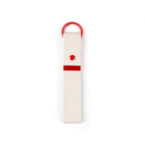 Porte-clés mousqueton personnalisé couleur unie avec bouton à ressort métallique pour sac à dos et bagages - Product Image 3