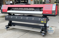 Imprimante numérique éco-solvant Impresora De Canvas Flex Banner Poster Car Wrap Vinyl Flex 1.8m Imprimante d'étiquettes