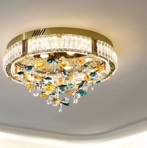 Gran oferta de iluminación de celo, lámparas de techo creativas para sala de estar para niñas, dormitorio, luz de techo moderna de lujo, cristal - Product Image 6