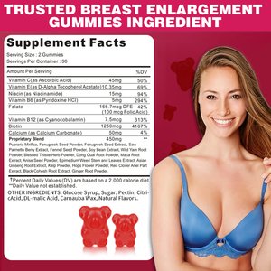 Stock WXW Realce de senos Gummy Lifting Reafirmante Pueraria Mirifica Gummy Pure Pueraria Mirifica Extracto de senos Gummy - Product Image 2