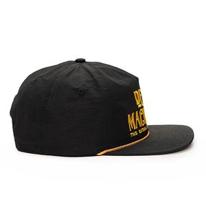 Casquette Snapback en Nylon de Haute Qualité Non Structurée avec Broderie en Corde - Product Image 4