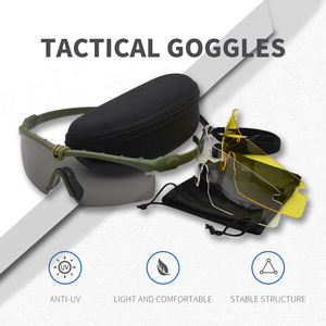 RTS Tactical Ballistic Eye shield Tactical Combat Sonnenbrille Shooting Glasses Brille - Product Image 4