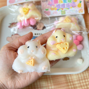 Promosyon Oyuncak Sevimli Kawaii Mini Hamster Esnek Sıkmalı Stres Giderici Oyuncak Mochi Fare Hayvan Esnetilebilir Sıkıştırılabilir Oyuncaklar - Product Image 6