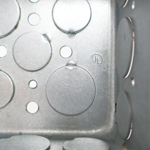 Heavy Duty 4x4x21 8 inch Vuông Tường hộp điện hàn 2gang kim loại Hộp nối - Product Image 1