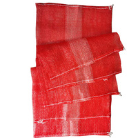 PP Leno Plastic 25kg 30kg 50kg Lichtgewicht verpakking Groente Fruit Ui Aardappel Trekkoordzak Mesh