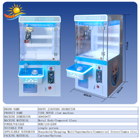 Fabricant vente directe pas cher monnayeur mini bureau griffe grue jeu arcade distributeur automatique fer jouets avec 1 an de garantie