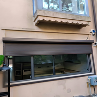 Persiana Enrollable de Seguridad Motorizada Inteligente de Aleación de Aluminio Personalizada para Exteriores, para Almacenes y Instalaciones Climatizadas, Fácil de Limpiar