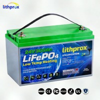 Batería de Estado Sólido LiFePO4 24V 300AH IP67 Impermeable, Ciclo Profundo 6K, Almacenamiento Doméstico, RS485, Terminal M8, CE, RoHS, 10 Años de Vida Útil