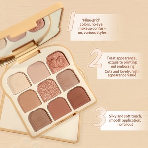 Paleta <span class=keywords><strong>de</strong></span> Sombras <span class=keywords><strong>de</strong></span> <span class=keywords><strong>Ojos</strong></span> <span class=keywords><strong>de</strong></span> Nueve Colores, Resistente al Agua, Certificada por MSDS, Acabado Mate, Brillante, Perlado, con Destellos, Tonos Tierra Ahumados, Gran Venta - Product Image 2