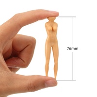 Tees de golf nus femme nue 3 pouces Tees de golf en plastique dame drôle 3 "accessoires de golf à ongles