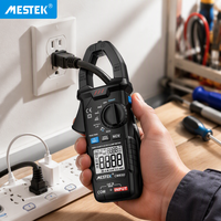 Multimeter Clamp Meter Arus AC DC Digital True RMS 200A Rentang Otomatis Voltmeter Pengukur Resistansi Amp Meter Clamp