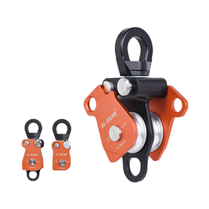 รอกอลูมิเนียมอเนกประสงค์แบบเดี่ยวและแบบคู่ สำหรับยกน้ำหนัก ช่วยประหยัดแรงงาน พร้อมเชือกนิรภัยป้องกันการตก รับน้ำหนักได้ 36 กิโลนิวตัน - Product Image 4