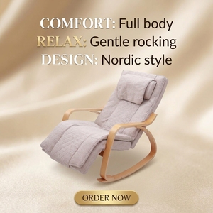 JINGTOP 2026 Fauteuil de massage électrique de haute qualité, fauteuil inclinable de salon OEM économique avec <span class=keywords><strong>siège</strong></span> <span class=keywords><strong>à</strong></span> <span class=keywords><strong>bascule</strong></span> relaxant pour la chambre et le balcon, Nouveau - Product Image 1