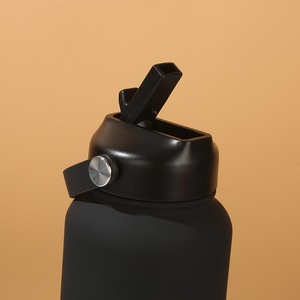 Stainless Steel Water Bottle Tumbler 500ml 750ml 1000ml Vacuum Insulated <b>With</b> Handle For Travel - Product Image 4
