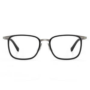 Lunettes de vue carrées en titane de Linde, monture légère 26003 pour hommes, lunettes de prescription en titane pur - Product Image 1