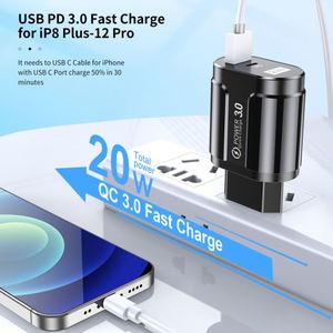 Tête de charge rapide PD20w pour de nombreux modèles de chargeurs de téléphone portable, norme européenne, norme américaine - Product Image 3