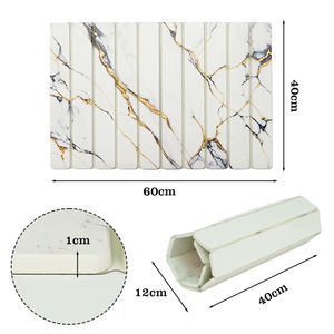 <span class=keywords><strong>Tapis</strong></span> <span class=keywords><strong>de</strong></span> sol <span class=keywords><strong>de</strong></span> salle <span class=keywords><strong>de</strong></span> <span class=keywords><strong>bain</strong></span> 3D personnalisé, luxueux, moderne, rayé, super absorbant, séchage rapide, antidérapant - Product Image 4