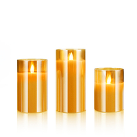 Bougies LED cylindriques lumineuses avec télécommande, en carton, pour décoration intérieure, certifiées BSCI, 300 pièces