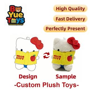 Креативные новые мягкие плюшевые игрушки Sanrio: кролик, кошка, животные. Мини-игрушки для торговых автоматов и кран-машин с брелоками. - Product Image 2