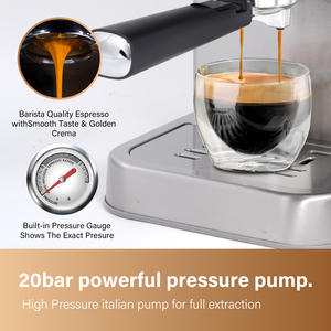 2024 <span class=keywords><strong>mejor</strong></span> gran oferta 5 en 1 cápsula de <span class=keywords><strong>café</strong></span> <span class=keywords><strong>molido</strong></span> POD Espumador de leche Agua Caliente Espresa Espresso Machine - Product Image 2