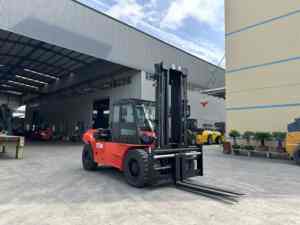 Тяжелый вилочный погрузчик, 16 тонн, дизельный вилочный погрузчик, мега-мощность, двигатель 4 уровня, подъем 7 м, тяжелый промышленный порт - Product Image 4