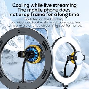 Nouveauté, refroidisseur de téléphone DLA6, ventilateur de refroidissement magnétique pour téléphone portable avec lumière bleue - Product Image 4