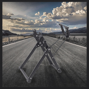 Soporte Ajustable de Aluminio para Mantenimiento y Centrado de Ruedas Al-35 Plegable para Camiones, Bicicletas de Carretera y Exteriores, Ruedas de 16"-29" y <span class=keywords><strong>700C</strong></span>, Soporte para Neumáticos de Bicicleta - Product Image 3