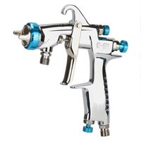 Nouveau pistolet de pulvérisation HVLP CY W101 Mini avec buse de 1,0 mm/1,3 mm/1,5 mm/1,8 mm, pot en acier inoxydable de 400 cc, outil de peinture automobile