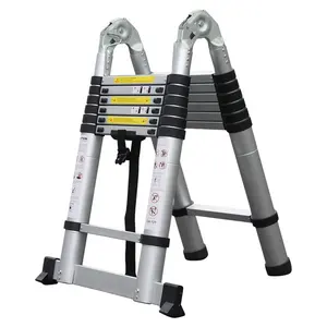 Escaleras Telescópicas Multiusos de Aluminio de Doble Cara, 4.4 <span class=keywords><strong>m</strong></span> - Product Image 1