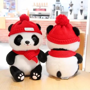 Lindo peluche de gato blanco y negro, peluche gordo, regalo navideño, decoración para el hogar - Product Image 4