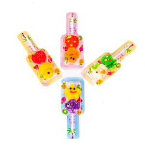 Bonbons gélifiés multicolores en forme de dessin animé, saveur fruitée, personnalisables en OEM <span class=keywords><strong>pour</strong></span> usine, sucettes en boîte, bonbons mous en gros - Product Image 5