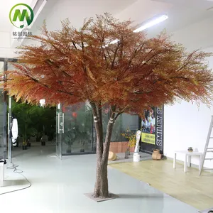 定制人造南迪娜树纤维玻璃树干大型人造树彩色塑料室内室外装饰树
