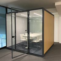 Cabine insonorisée mobile pour bureau, espace de travail intérieur, pod de réunion, cabine téléphonique, cabine d'étude à vendre