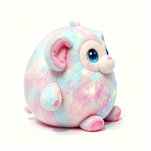Peluche de Mono Galáctico Personalizable, Animal de Peluche Suave con Degradado Pastel y Destellos de Estrellas - Product Image 4