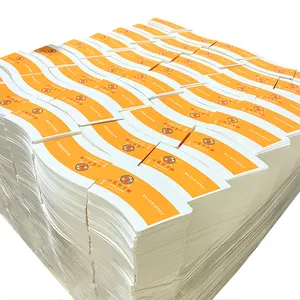 Copo de papel PE biodegradável de qualidade alimentar em branco, com design personalizado de alta qualidade, aceita sopradores crus para fazer café e pipoca descartáveis