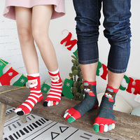 Chaussettes de vacances en coton de haute qualité pour couples, chaussettes à cinq doigts douces et légères