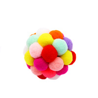 Balle en peluche douce et réaliste pour chat, jouet interactif pour chat, à mâcher, naturelle, mignonne
