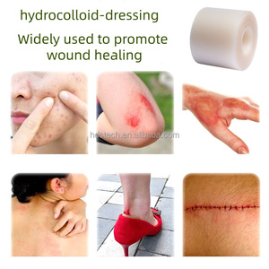 <span class=keywords><strong>Pansement</strong></span> adhésif médical hydrocolloïde en rouleau, découpable sur mesure, et patch anti-boutons pour les ampoules, l'acné et les cicatrices |   Transparent et imperméable - Product Image 5