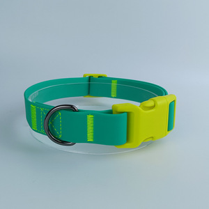 Collar de perro de <span class=keywords><strong>Pvc</strong></span> multicolor de estilo caliente 2024, collares para mascotas, correas, Collar suave impermeable de <span class=keywords><strong>Pvc</strong></span> - Product Image 1