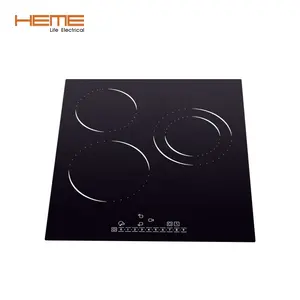 China fabricante eletrodomésticos construído em design 45cm vidro cerâmica 3 queimadores vidro de cerâmica hobs