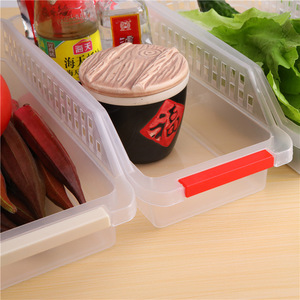 Cajas organizadoras de cajones fáciles de clasificar, cajas de almacenamiento de plástico para cocina, cajas de almacenamiento transparentes y gruesas para refrigerador - Product Image 2